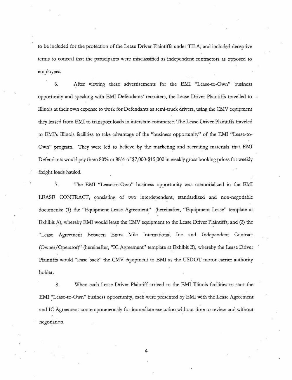 Amended Class Action Complaint, page 4
