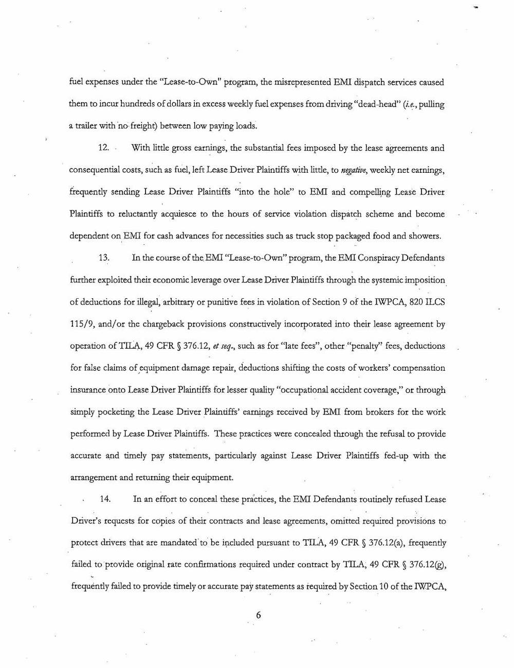 Amended Class Action Complaint, page 6